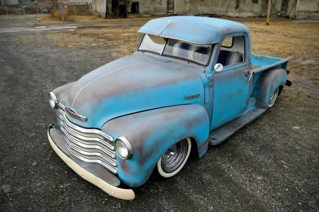 1953 Chevy 3100 Truck Rat Rod Hot Rod Custom Slammed Lowered Patina For Sale