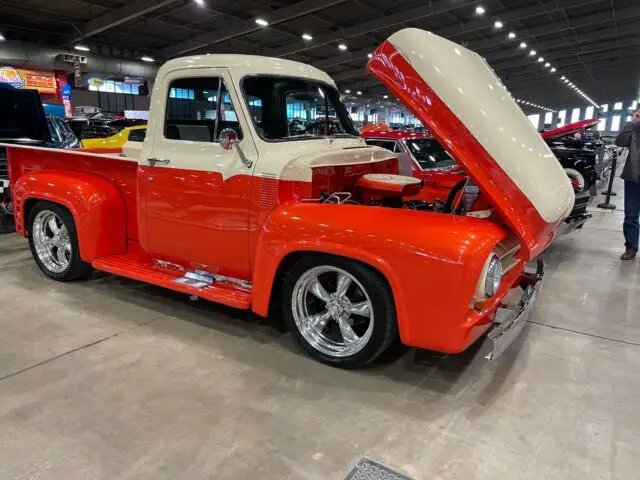 1953 Ford F100 Pickup Orange RWD Automatic for sale