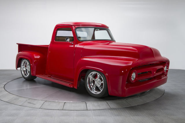 1953 Ford F100 Pickup Truck 231 Miles Viper Red Pickup Truck 350 V8 3 ...