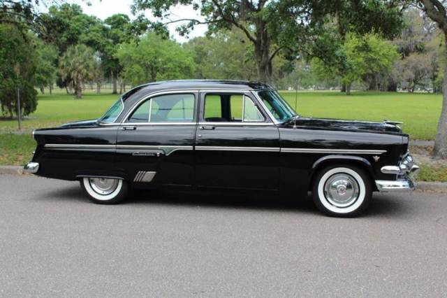 1954 Ford Crestline 4 Door 46,712 Miles Black Sedan 239 CI Automatic ...