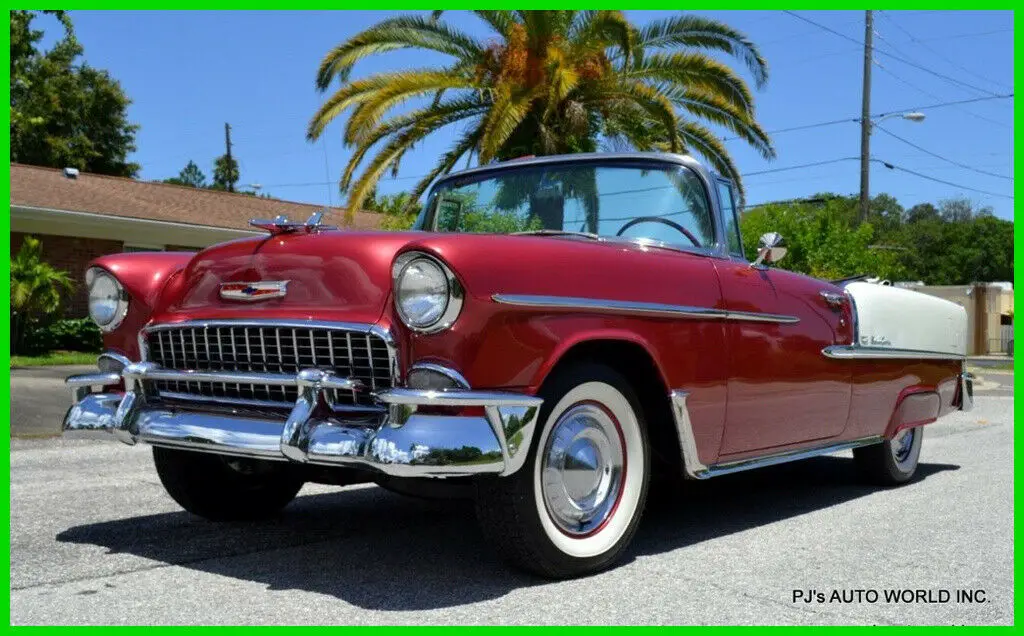 1955 Chevrolet Bel Air/150/210 Honduras Maroon and India Ivory