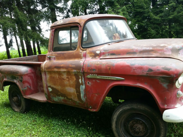 1955 Chevy 3600 pickup truck 4x4. for sale: photos, technical ...