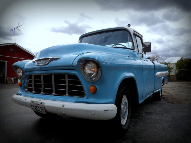 1955 Chevrolet Other Pickups 1955 Chevy fleetside not GMC ratrod patina ford