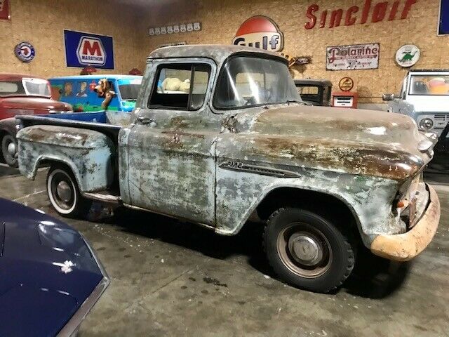 1955 Chevrolet Other Pickups No Reserve 3100 short box step side truck VIDEO