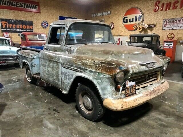1955 Chevrolet Other Pickups No Reserve 3100 short box step side truck VIDEO