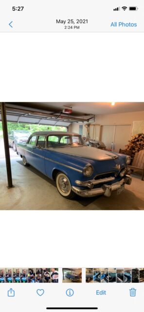 1955 Dodge Royal 4 door sedan Two tone blue