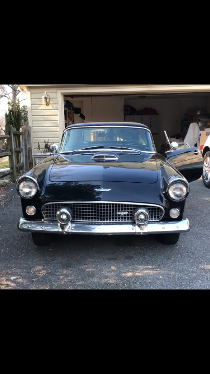 1955 Ford Thunderbird BLACK AND WHITE LEATHER