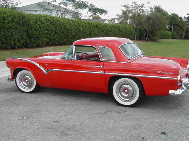 1955 Ford Thunderbird RED WHITE