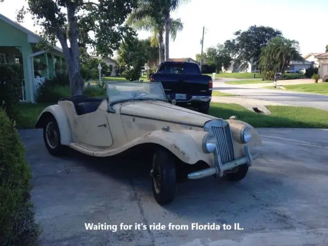 1955 MG T-Series leather