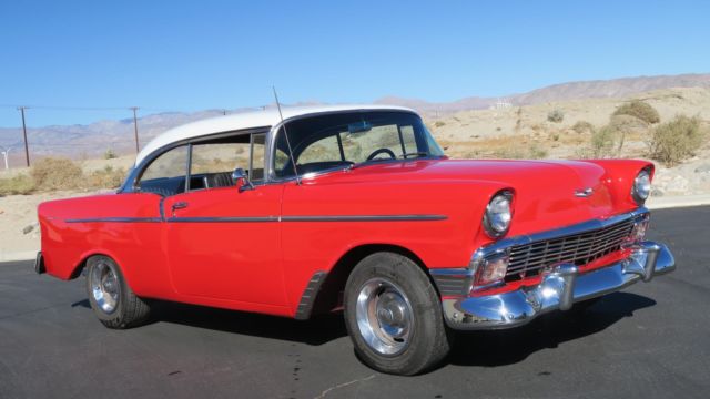 1956 Chevrolet Bel Air/150/210 265 4 SPEED! 84,775 MILES! VIPER RED! DISC! CLEAN!