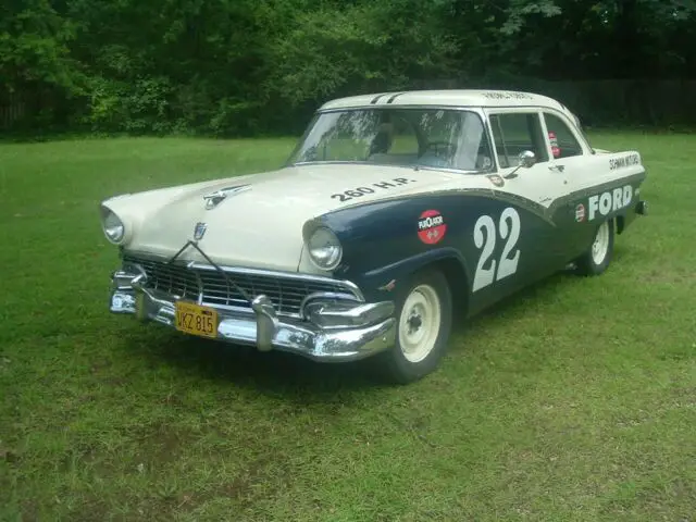 1956 Ford Fairlane screwed on side chrome