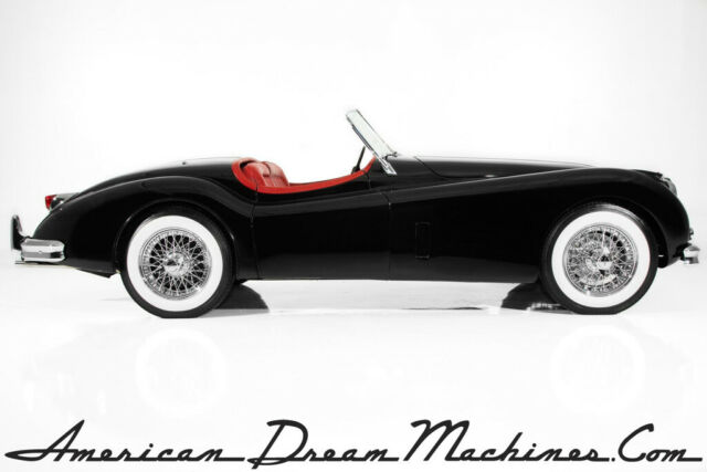 1956 Jaguar XK Black/Red Roadster Stunning