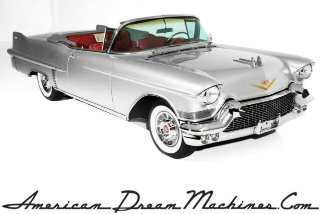 1957 Cadillac Series 62 Convertible, Stunning Silver Auto