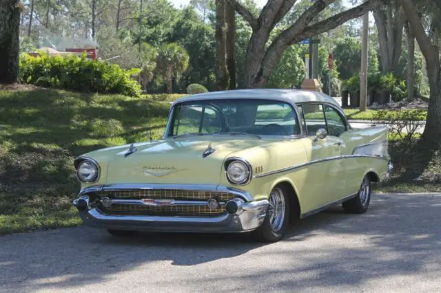 1957 Chevrolet Bel Air/150/210 2 door Hardtop. ZZ4 350 s.b.  engine