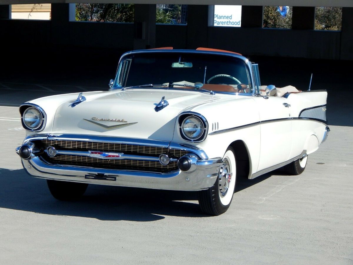 1957 Chevrolet Bel Air/150/210 V8 Dual Quad Convertible with Continental Kit