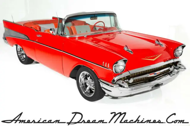 1957 Chevrolet Bel Air/150/210 Convertible, Red  V8, Auto, PS, PB, PTop