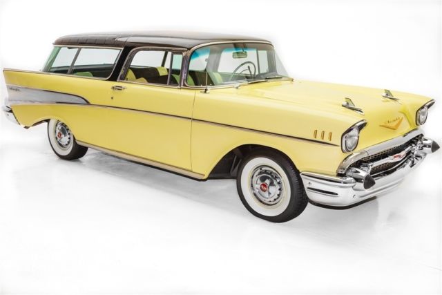 1957 Chevrolet Nomad Rare Black & Cream  (WINTER CLEARANCE SALE $64,900
