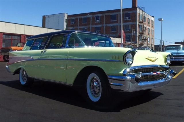 1957 Chevrolet Other Rare Cream And Black 283 Auto Power Windows-Seat-S