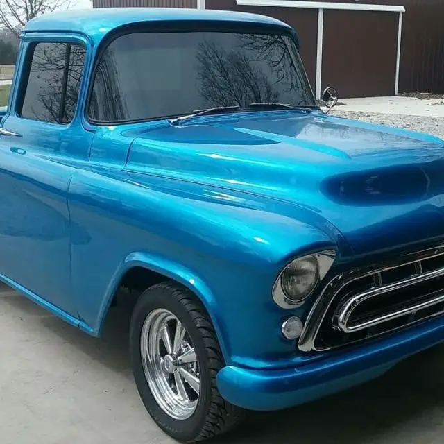 1957 Chevrolet Other Pickups 3100-HUGGER ORANGE- PICKUP- CUSTOM BED - FRAME OFF