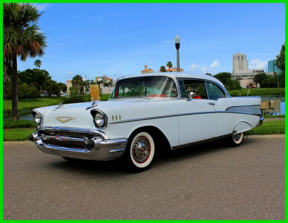 1957 Chevrolet 210 Imperial Ivory with Bel Air Trim Frame Off Restoration