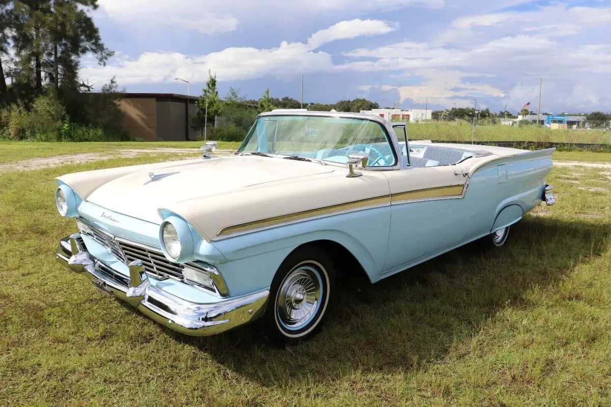 1957 Ford Fairlane 500 Skyliner Convertible 312 Restored 100+ HD Pics