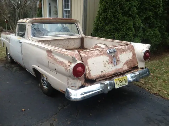 1957 Ford Ranchero standard model no side trim