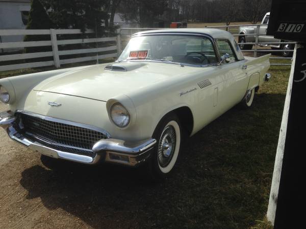 1957 Ford Thunderbird convertible 2tops