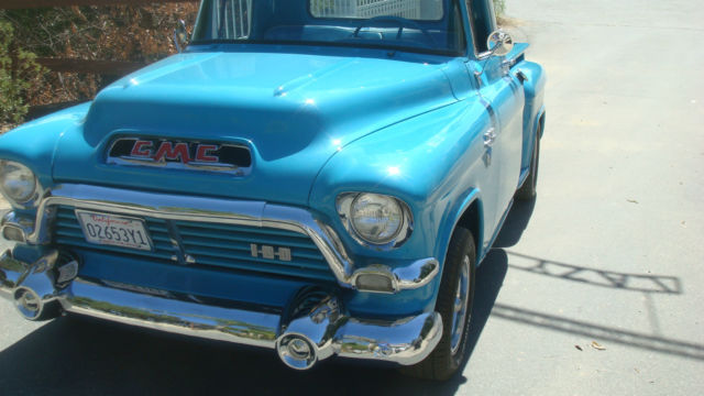 1957 Chevrolet Other Pickups biue and white