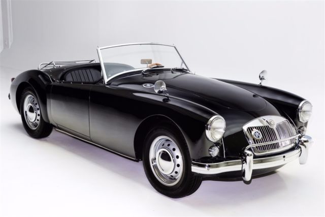 1957 MG MGA Roadster Black Twin Carbs 2 tops