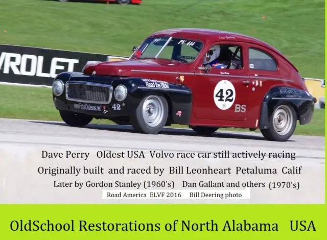 1957 Volvo 444 Vintage  Race, Rally, Street