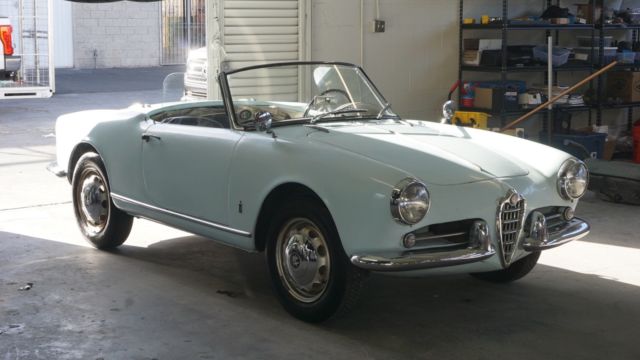 1958 Alfa Romeo Spider Giulietta