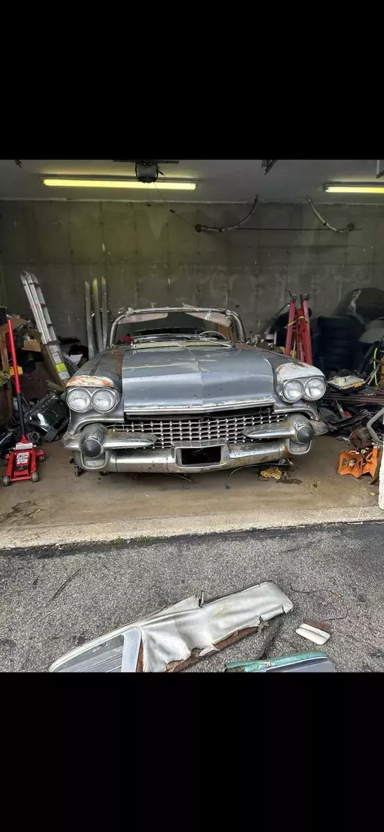 1958 Cadillac Biarritz Convertible white