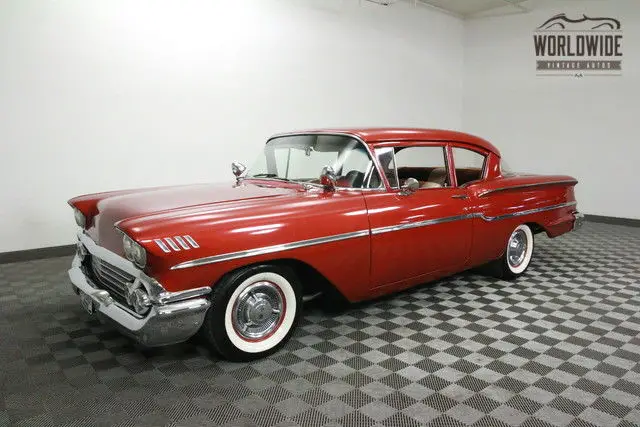 1958 Chevrolet DELRAY CRATE 350 V8. 4 SPEED! FRESH RESTORATION!