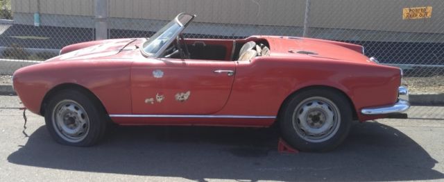 1959 Alfa Romeo Spider Giulietta Spider