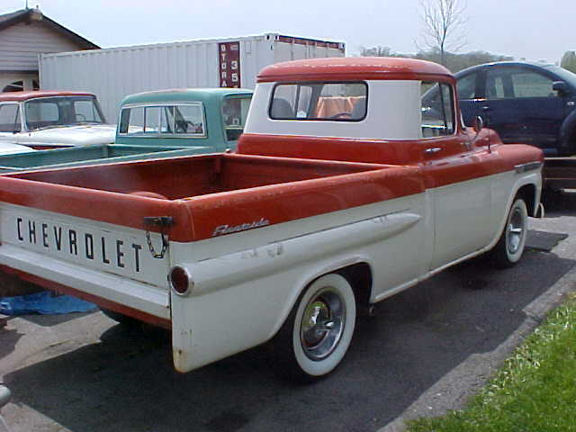 1959 Chevrolet Other Pickups Ivory with Grey seat