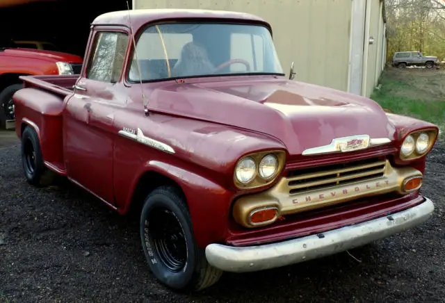 1959 Chevrolet Other Pickups APACHE 3100 STEPSIDE SWB V8 TRUCK CHEVY GMC