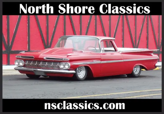 1959 Chevrolet El Camino SLAMMED-Supercharged Big block 454-AIR RIDE- SEE V