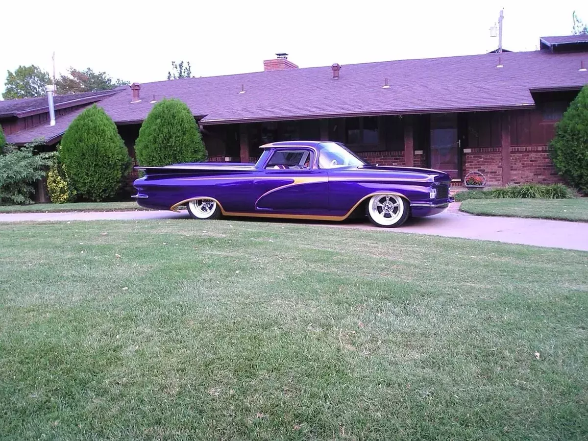 1959 Chevrolet El Camino custom chopped low rider show car