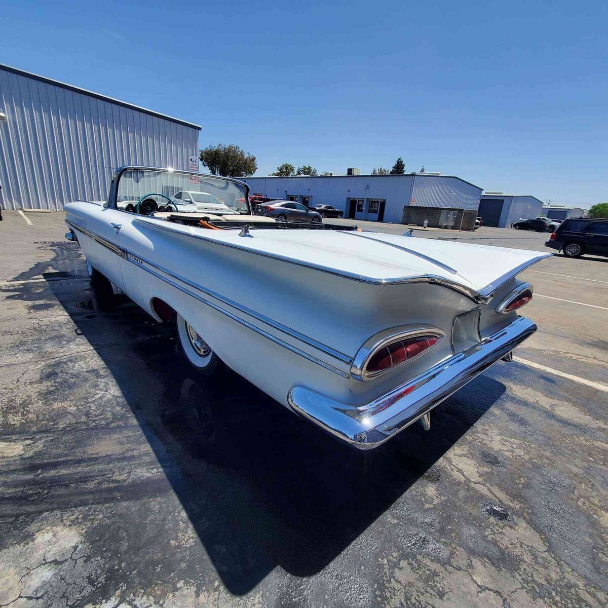 1959 Chevrolet Impala Convertible White Convertible For Sale