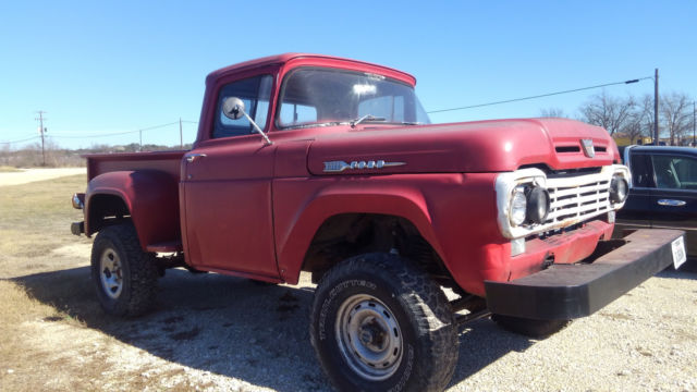 1959 F100 4x4 For Sale