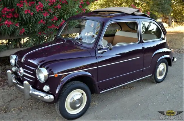 1959 Fiat 600 - CA. SUNROOF 600 - SUICIDE DOOR!