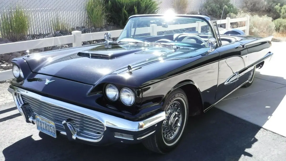 1959 Ford Thunderbird Black and White