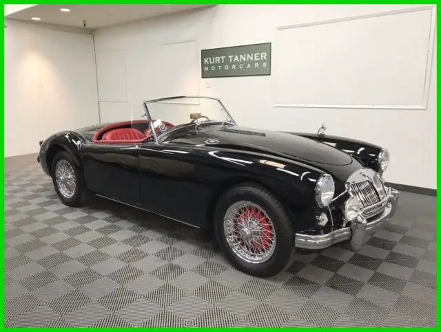 1959 MG MGA 4-SPEED. 60-SPOKE CHROME WIRES. 1500 ENGINE