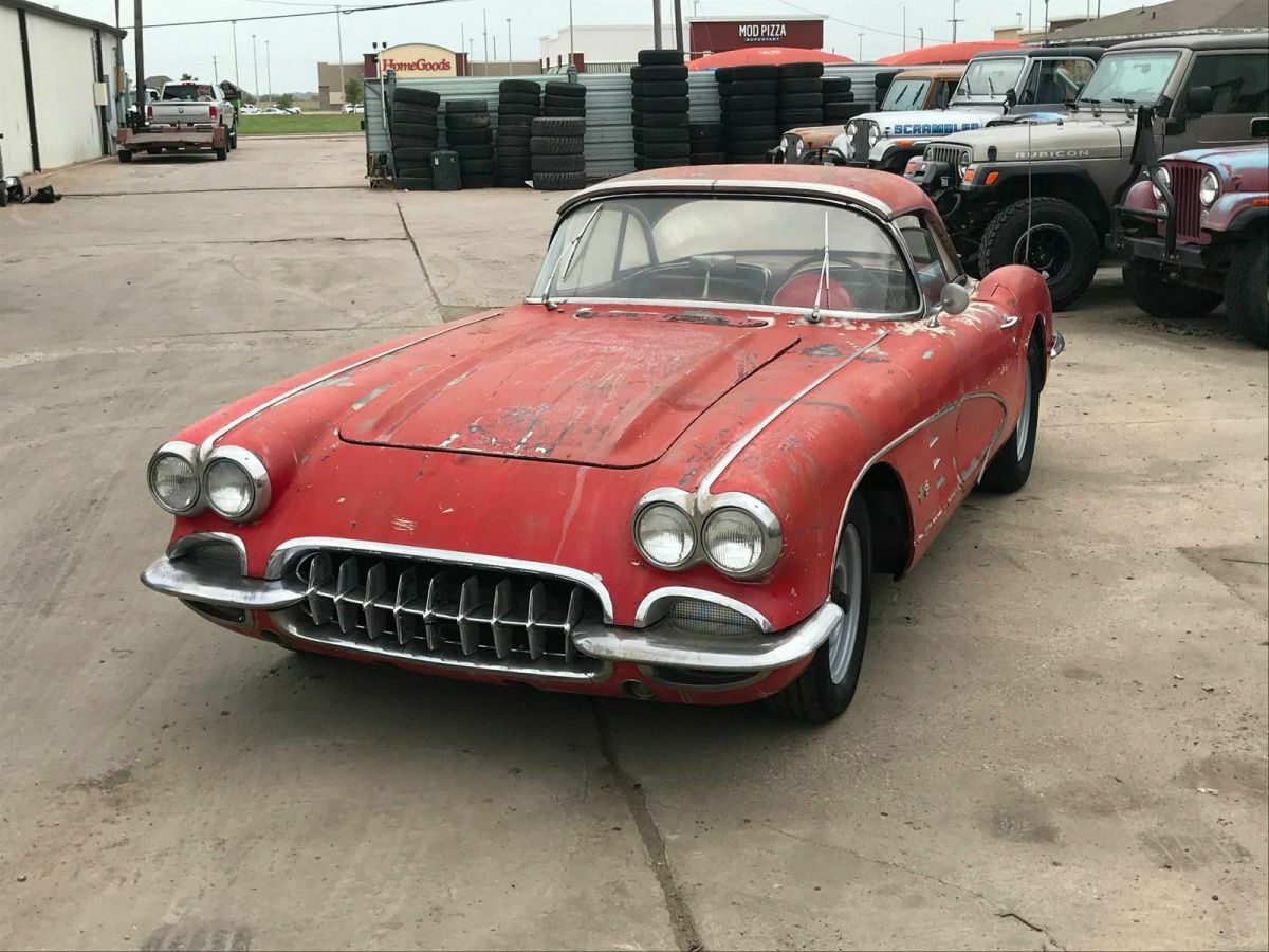 1959 Chevrolet Corvette Dual top Convertible Project