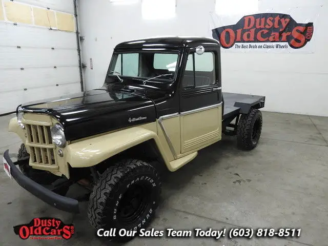 1959 Willys Pickup Body Int VGood 226 I6 3spd