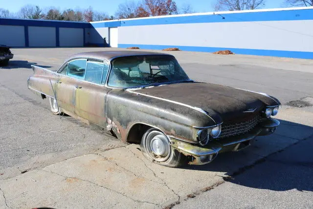 1960 Cadillac DeVille Parts Car Engine Trans Glass Chrome