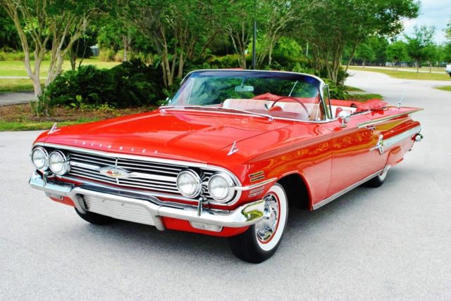 1960 Chevrolet Impala Convertible Absolutely Stunning Show Car! Loaded!