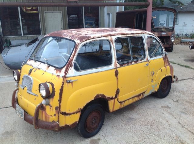 1960 fiat multipla 600 rare barn find micro car isetta Subaru 360 ...