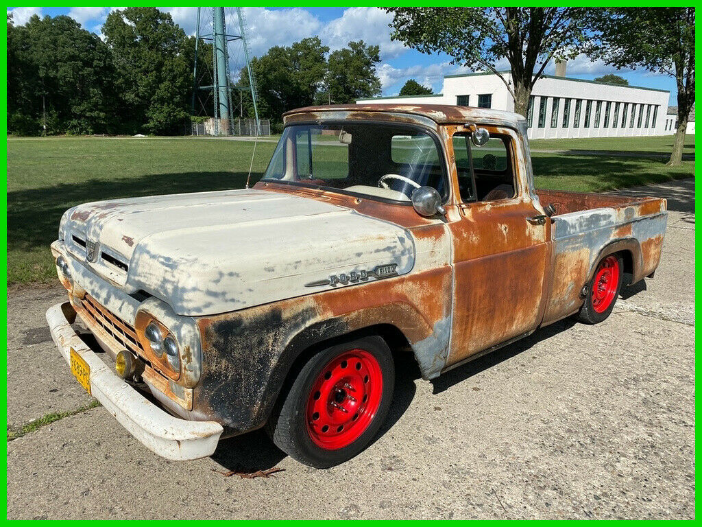1960 Ford F-100 Air Ride Patina Rat Rod Hot Rod Traditional Rod Ford Pickup