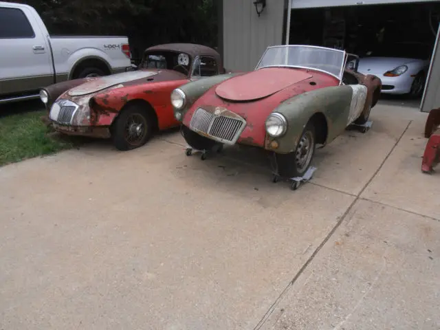 1960 MG MGA Roadster and a 1958 MGA Coupe